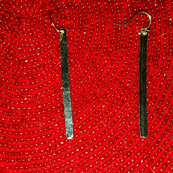 Brand New Pure SS Bar Earrings - Picture 7 of 8